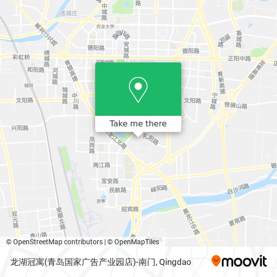 龙湖冠寓(青岛国家广告产业园店)-南门 map