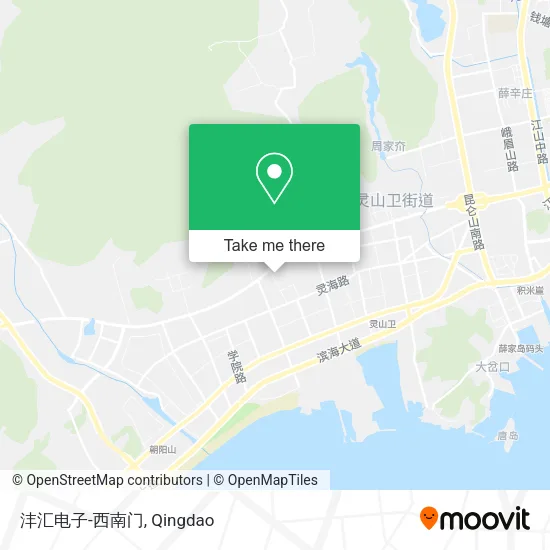 沣汇电子-西南门 map