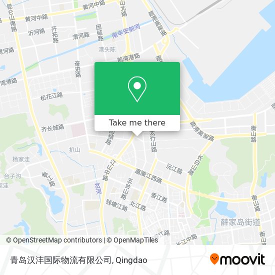 青岛汉沣国际物流有限公司 map