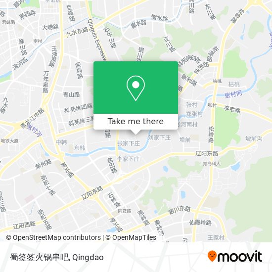 蜀签签火锅串吧 map