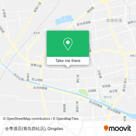 全季酒店(青岛西站店) map