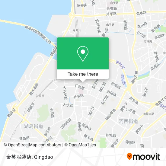金英服装店 map