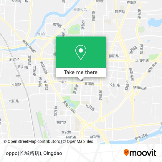oppo(长城路店) map