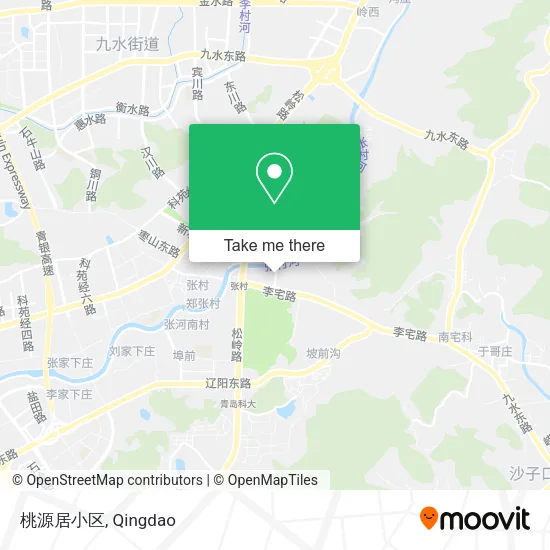 桃源居小区 map