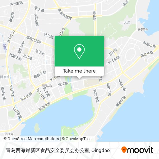 青岛西海岸新区食品安全委员会办公室 map