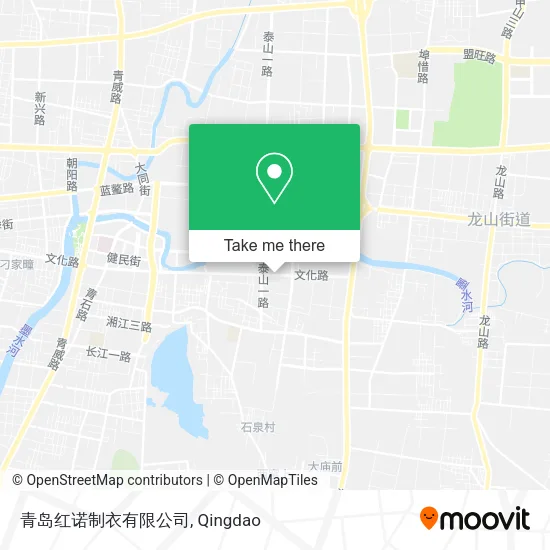 青岛红诺制衣有限公司 map