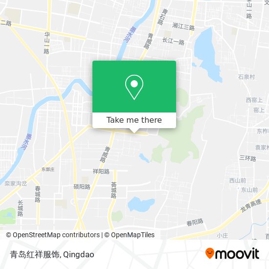 青岛红祥服饰 map