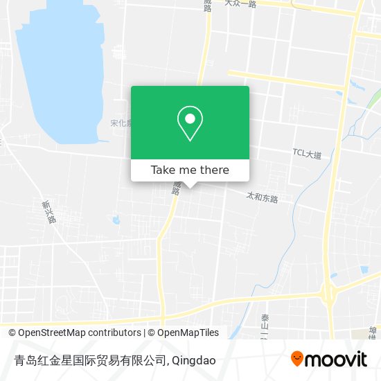 青岛红金星国际贸易有限公司 map