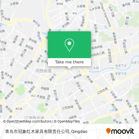 青岛市冠象红木家具有限责任公司 map