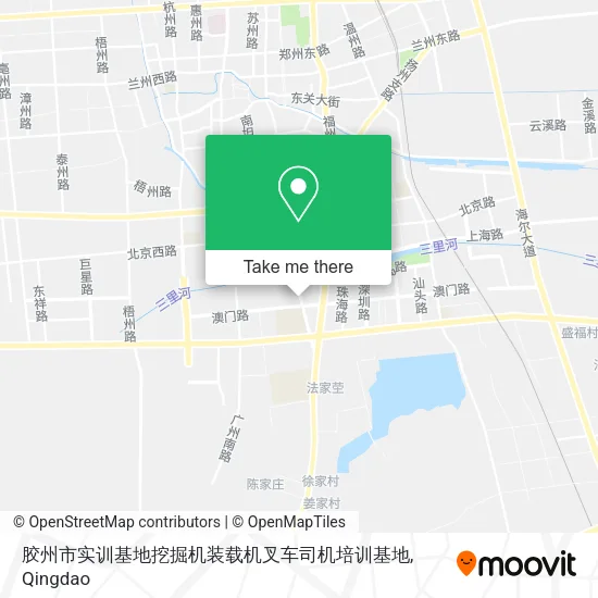 胶州市实训基地挖掘机装载机叉车司机培训基地 map