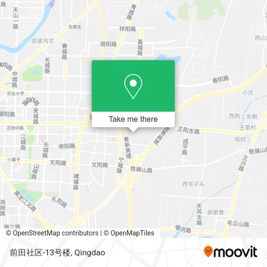 前田社区-13号楼 map
