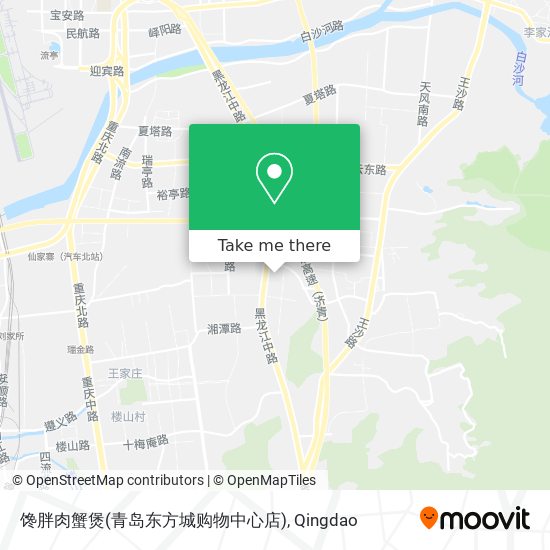 馋胖肉蟹煲(青岛东方城购物中心店) map