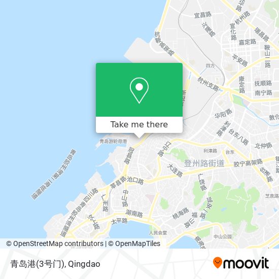 青岛港(3号门) map