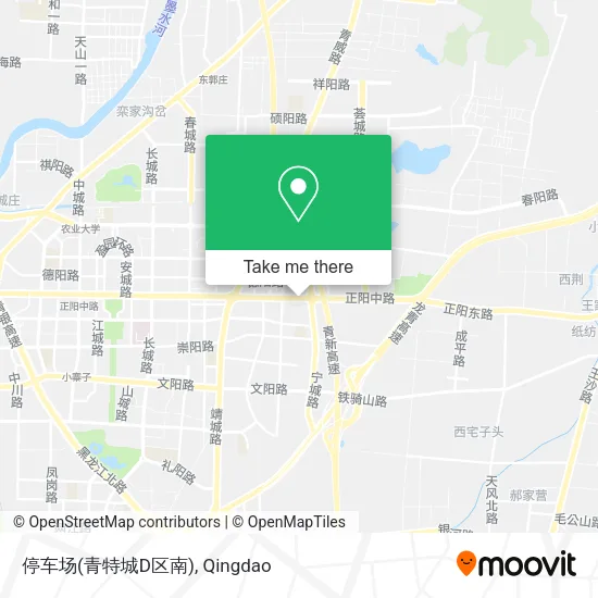 停车场(青特城D区南) map