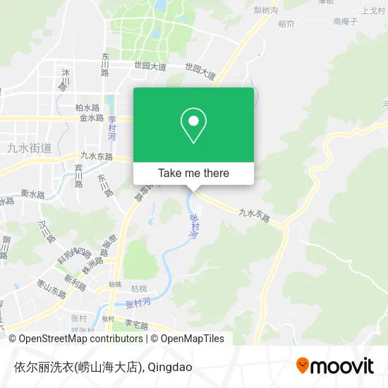 依尔丽洗衣(崂山海大店) map
