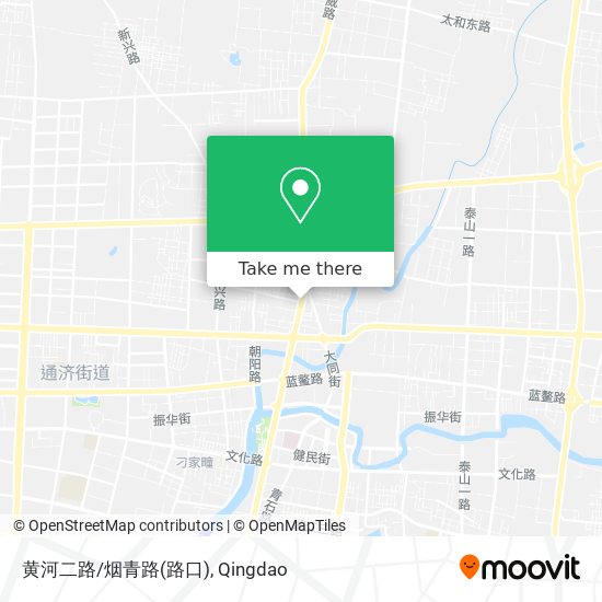 黄河二路/烟青路(路口) map