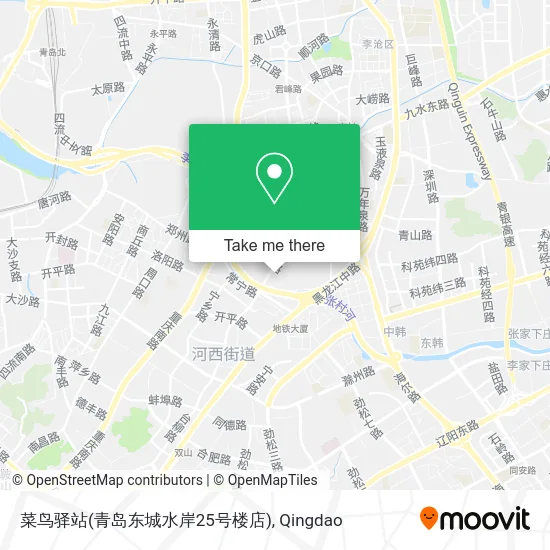 菜鸟驿站(青岛东城水岸25号楼店) map