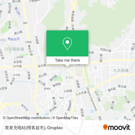星星充电站(维客超市) map