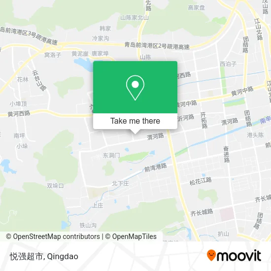 悦强超市 map