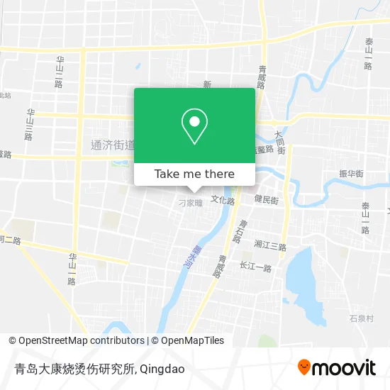 青岛大康烧烫伤研究所 map