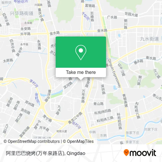 阿里巴巴烧烤(万年泉路店) map
