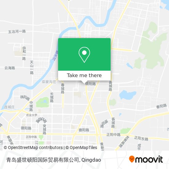 青岛盛世硕阳国际贸易有限公司 map