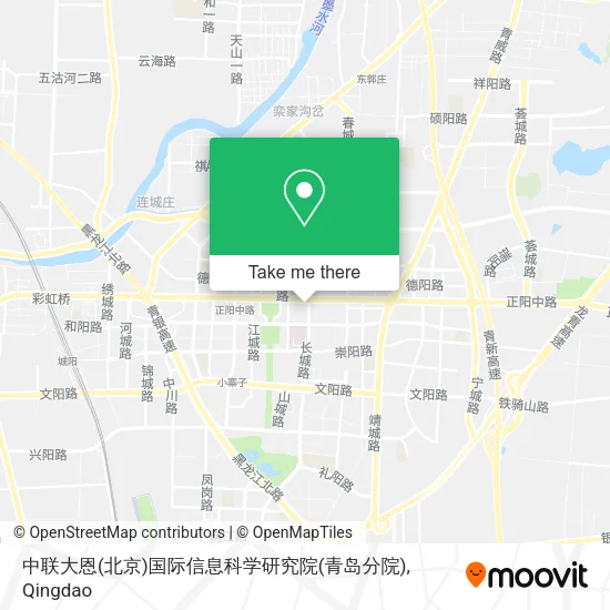 中联大恩(北京)国际信息科学研究院(青岛分院) map