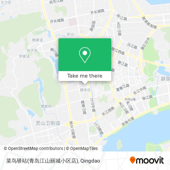 菜鸟驿站(青岛江山丽城小区店) map