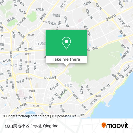 优山美地小区-1号楼 map