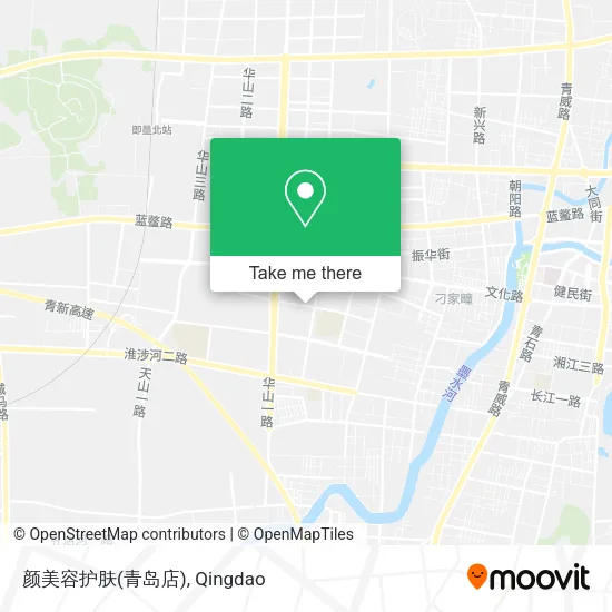 颜美容护肤(青岛店) map