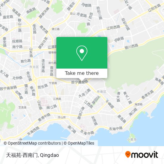 天福苑-西南门 map