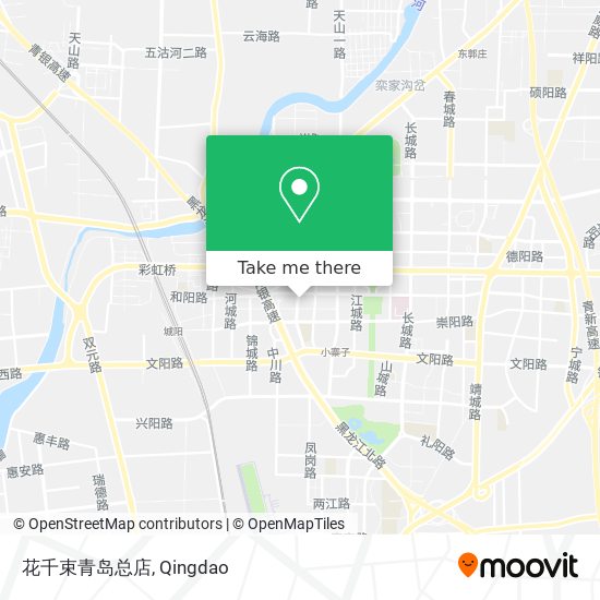 花千束青岛总店 map