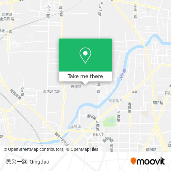 民兴一路 map