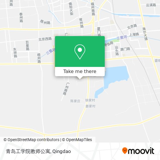 青岛工学院教师公寓 map