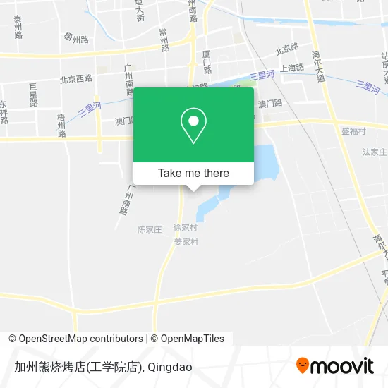 加州熊烧烤店(工学院店) map