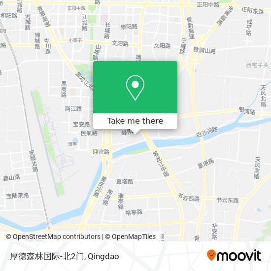 厚德森林国际-北2门 map