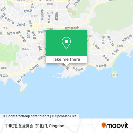 中航翔通游艇会-东北门 map