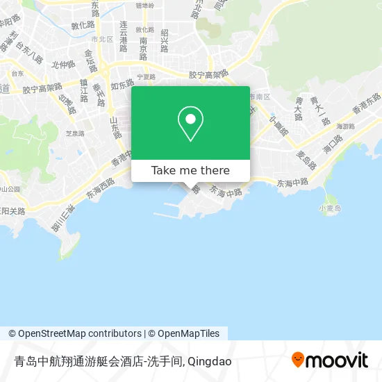 青岛中航翔通游艇会酒店-洗手间 map