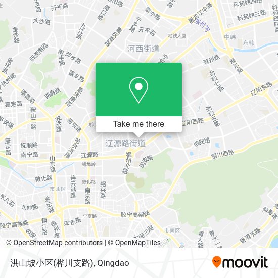 洪山坡小区(桦川支路) map