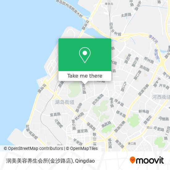 润美美容养生会所(金沙路店) map