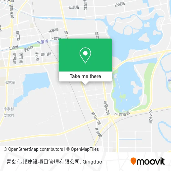 青岛伟邦建设项目管理有限公司 map