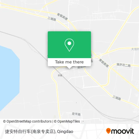 捷安特自行车(南泉专卖店) map