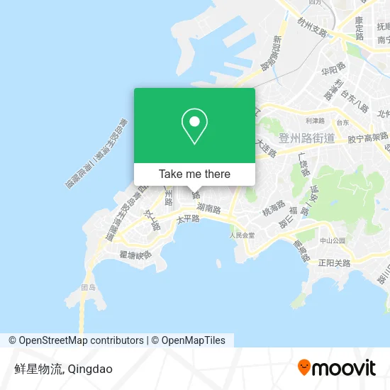 鲜星物流 map