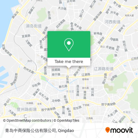 青岛中商保险公估有限公司 map
