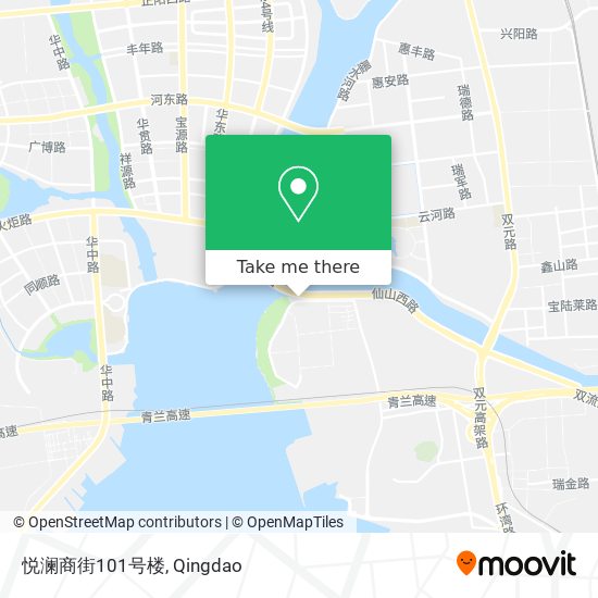 悦澜商街101号楼 map