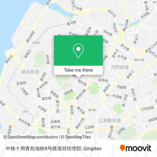 中铁十局青岛地铁8号线项目经理部 map
