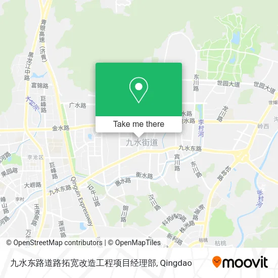 九水东路道路拓宽改造工程项目经理部 map