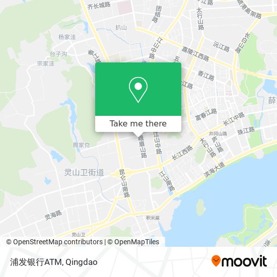 浦发银行ATM map