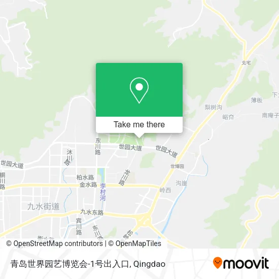 青岛世界园艺博览会-1号出入口 map