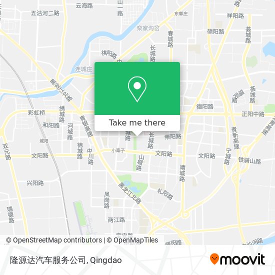 隆源达汽车服务公司 map